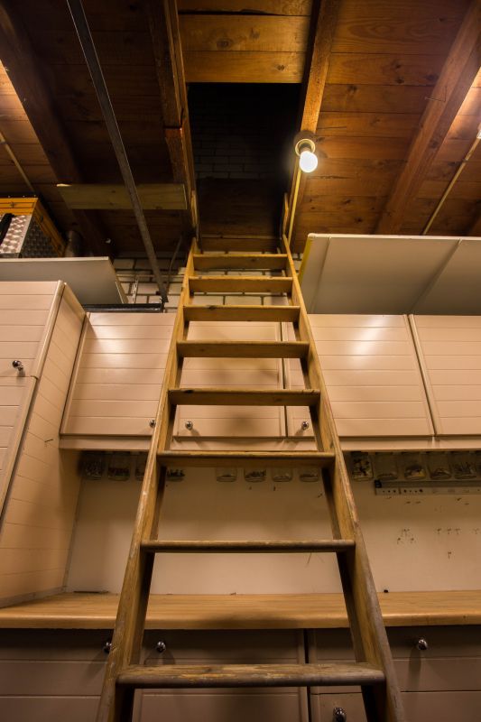Attic Ladder Secured and Ready for Use